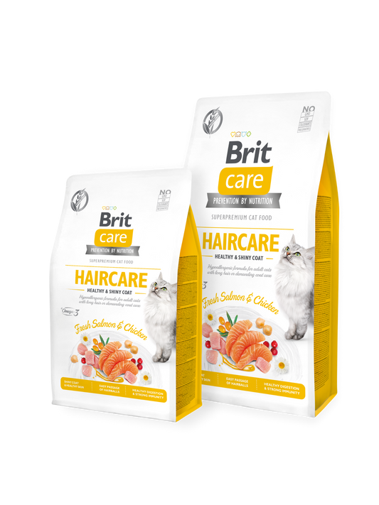 Brit Care Haircare 400 Gram Adult Cat Food