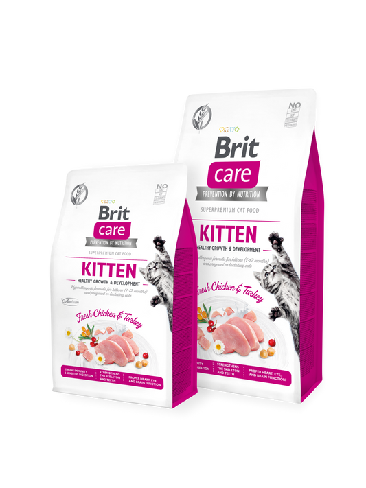 Brit Care Kitten Healthy Growth & Development 400 Gram Cat Food