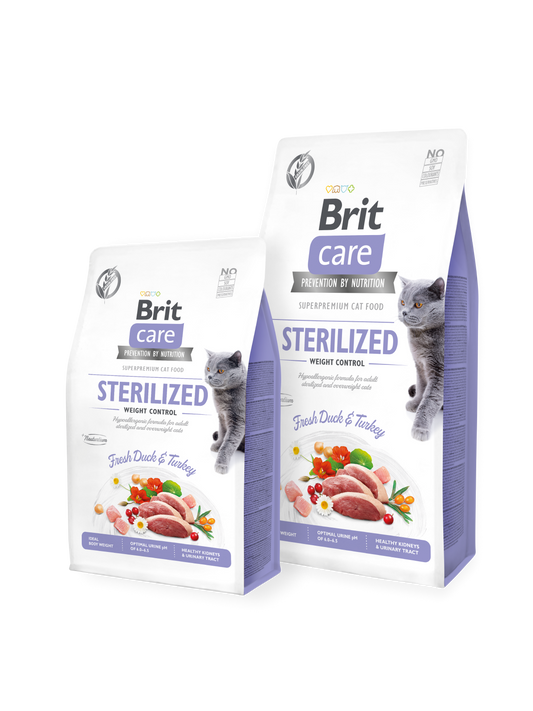 Brit Care Sterilized & Weight Control 7 Kg Adult Cat Food