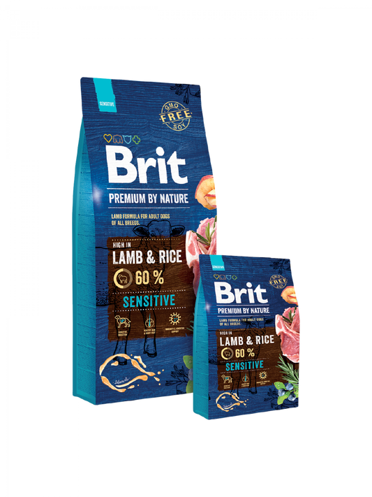 Brit Premium by Nature Sensitive Lamb & Rice 3 Kg Adult Dog Food