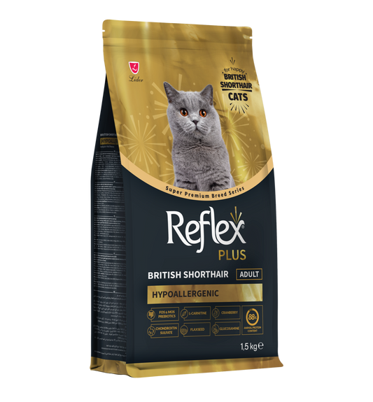 Reflex Plus British Shorthair 1.5 Kg Adult Cat Food