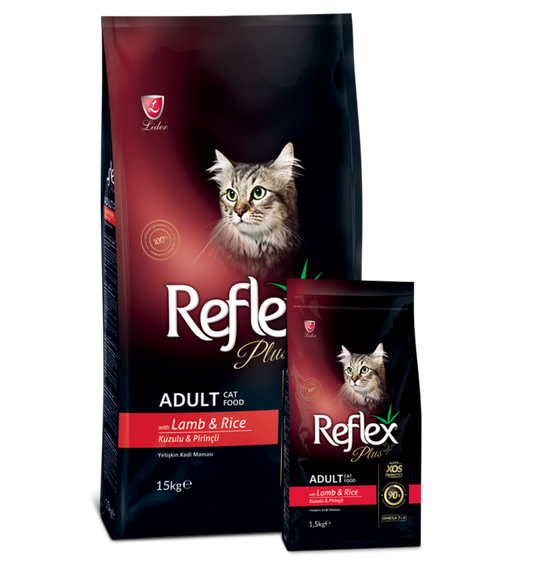 Reflex Plus Adult 1.5 Kg Cat Food with Lamb & Rice