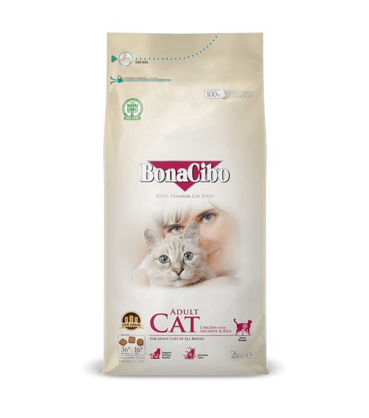 Bonacibo Adult Cat Food 2 Kg with Chicken