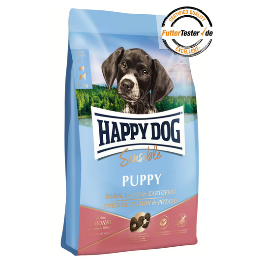 Happy Dog Sensible Puppy Chicken, Salmon & Potato 10 Kg Dog Food