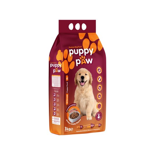 Puppy Paw 3 Kg Premium Dog Food for Puppies