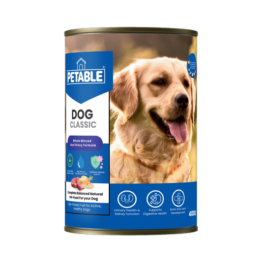 Petable Classic Whole Minced Beef Gravy Formula 400 G Wet Dog Food