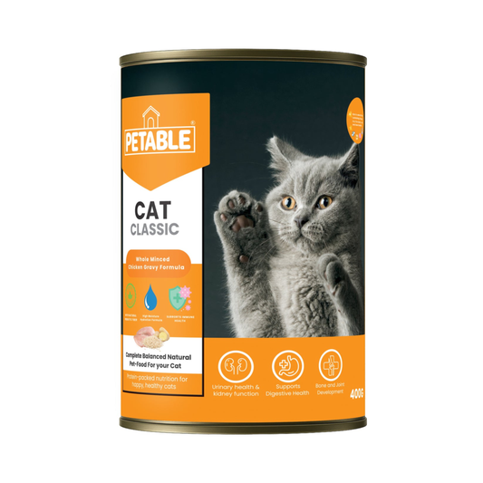 Petable Classic Whole Minced Chicken Gravy Formula 400 G Wet Cat Food