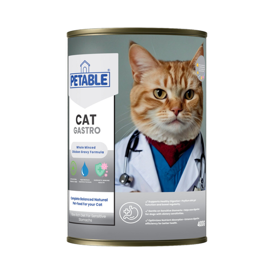 Petable Gastro Whole Minced Chicken Gravy Formula 400 G Wet Cat Food
