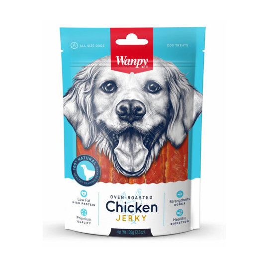 Wanpy Chicken Jerky 100 G Dog Treats