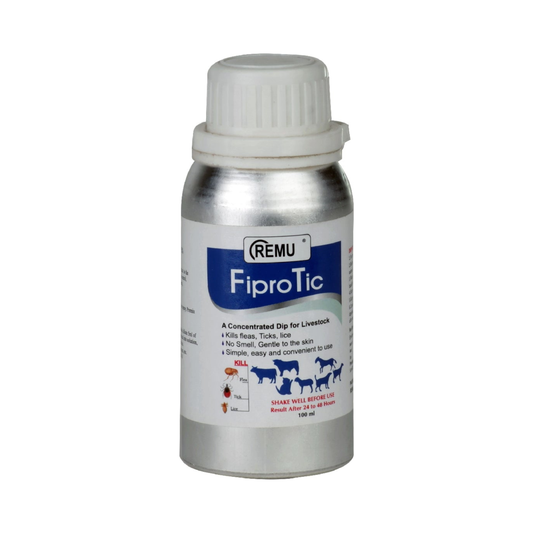 Remu FiproTic Concentrated Dip 100 mL for Cats, Dogs & Livestock