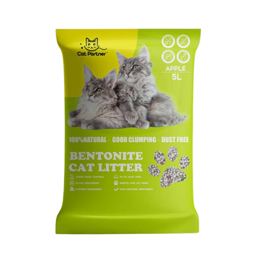 Cat Partner Bentonite Cat Litter with Apple Scent 5 Litre