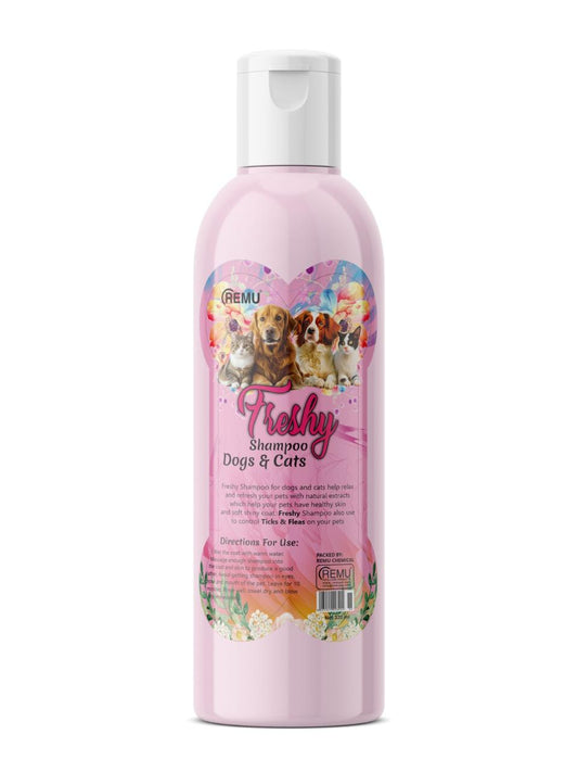 Remu Pink Freshy Shampoo 320 mL for Cats & Dogs