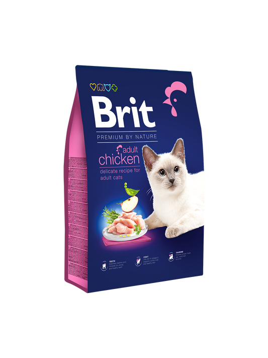 Brit Premium by Nature Chicken Flavor 300 G Adult Cat Food