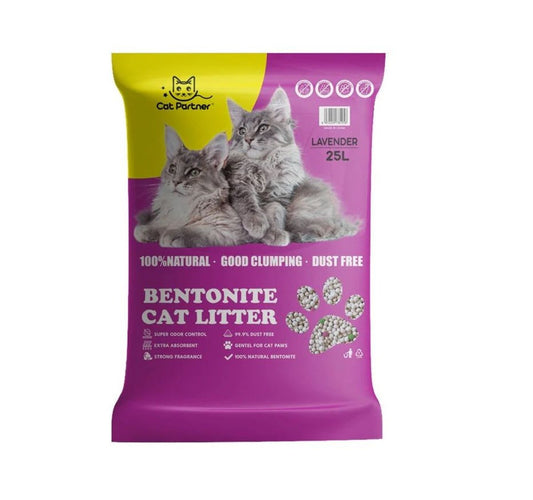 Cat Partner Bentonite Cat Litter with Lavender Scent 5 Litre