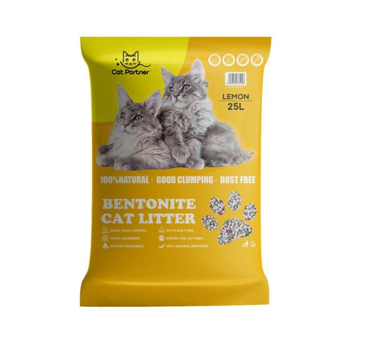 Cat Partner Bentonite Cat Litter with Lemon Scent 5 Litre