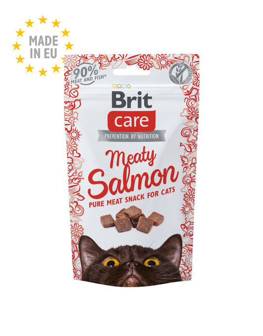 Brit Care Meaty Salmon 50 G Cat Snack Food