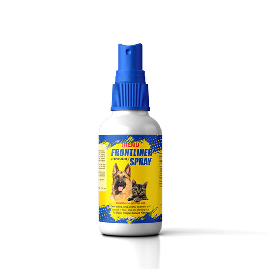 Remu Frontliner Tick & Flea Spray 100 mL for Cats & Dogs