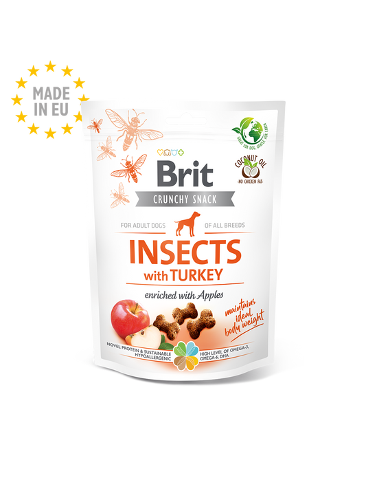 Brit Care Insects with Turkey & Apples 200 G Adult Dog Food