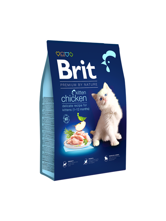 Brit Premium by Nature Chicken Flavor 300 G Cat Food for kittens