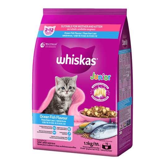 Whiskas Junior Ocean Fish Flavor 6.5 Kg Cat Food