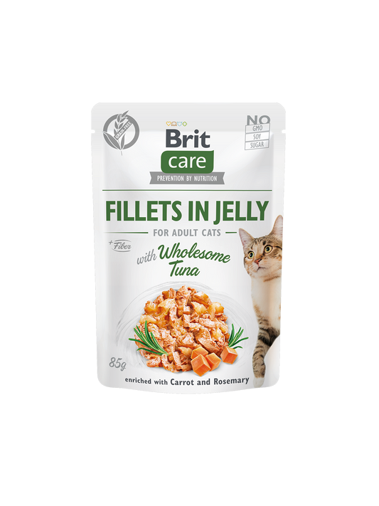 Brit Care Wholesome Tuna in Jelly 85 G Adult Wet Cat Food