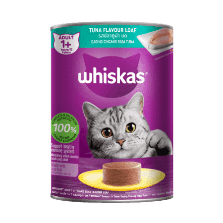 Whiskas Tuna Flavor Loaf 400 G Adult Wet Cat Food
