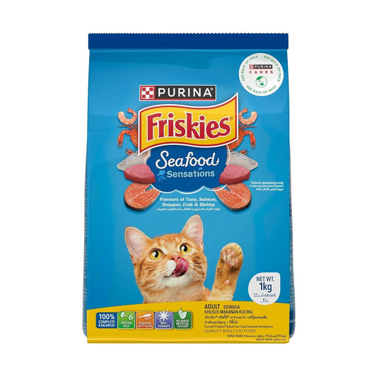 Purina Friskies Seafood Sensations 1 Kg Adult Cat Food