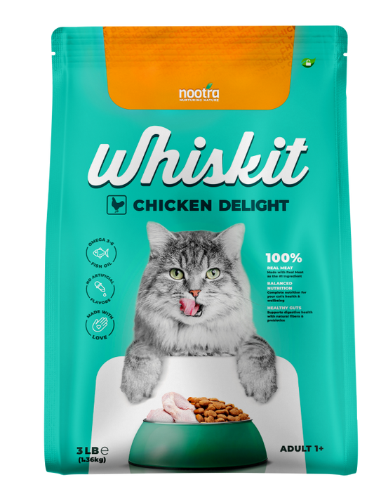 Whiskit Chicken Delight 1.36 Kg Adult Cat Food