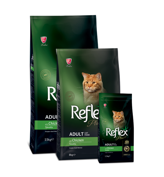 Reflex Plus Adult 8 Kg Cat Food with Chicken