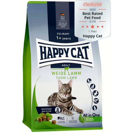 Happy Cat Culinary Farm Lamb 4 Kg Adult Cat Food