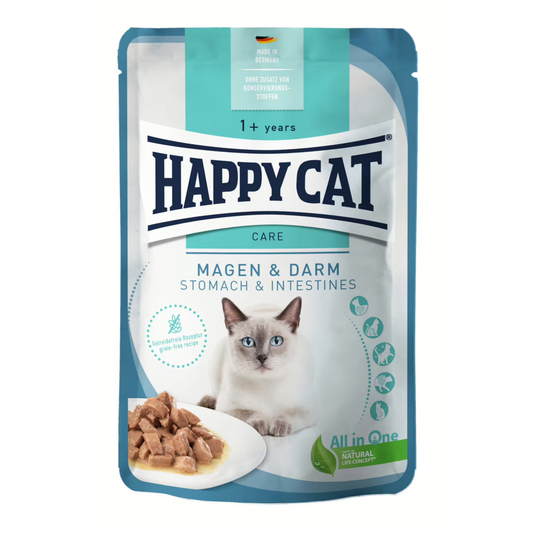 Happy Cat Meat in Sauce Care Stomach & Intestine 85 G Adult wet Cat Food