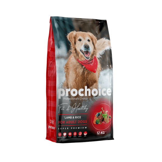 Prochoice Fit & Healthy Lamb & Rice 12 Kg Adult Dog Food