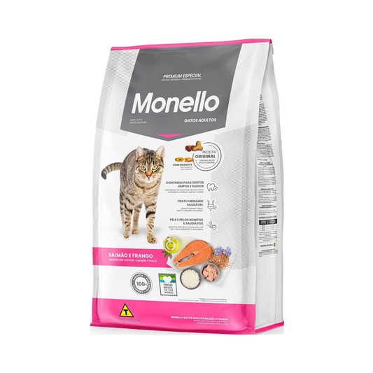 Monello Salmon & Chicken Flavor 1 Kg Adult Cat Food