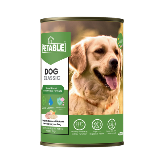 Petable Classic Whole Minced Chicken Gravy Formula 400 G Wet Dog Food