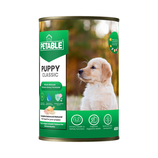 Petable Puppy Classic Whole Minced Chicken Gravy Formula 400 G Wet Dog Food