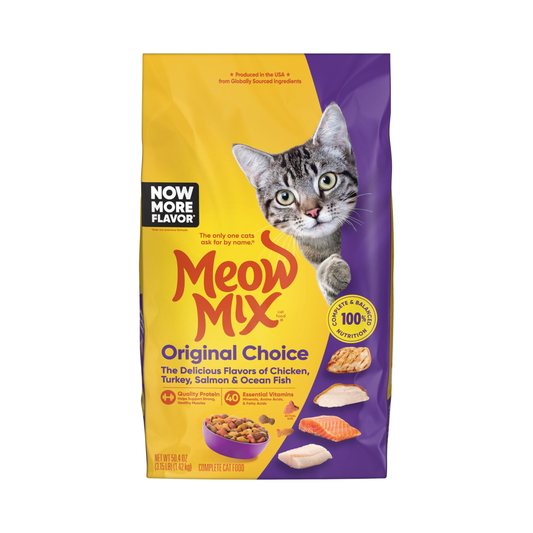 Meow Mix Original Choice with Chicken, Turkey, Salmon & Ocean Fish 510 G Cat Food