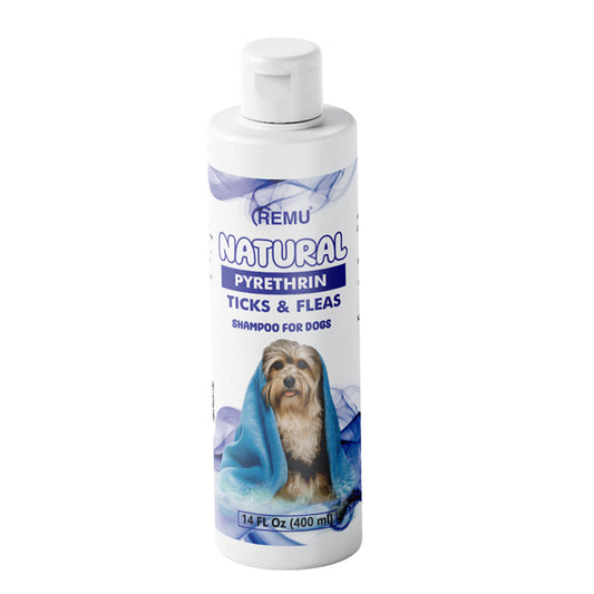 Remu Natural Tick & Fleas Shampoo 400 mL for Dogs