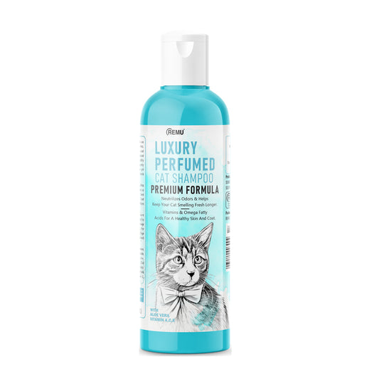 Remu Luxury Perfumed Formula 320 mL Blue Shampoo for Cats