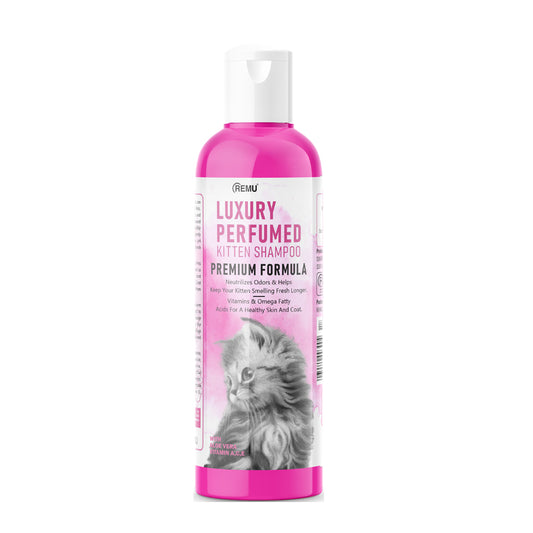 Remu Luxury Perfumed Formula 320 mL Pink Shampoo for Kittens