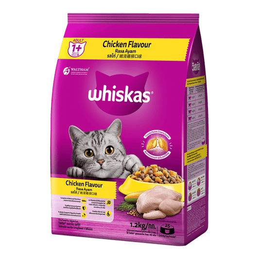 Whiskas Chicken Flavor 3 Kg Adult Cat Food
